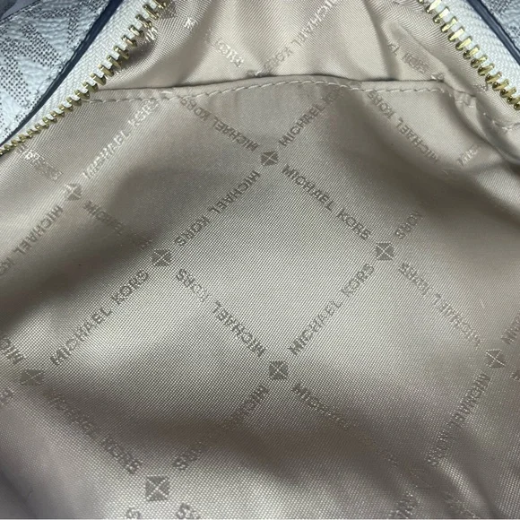 Authentic Michael Kors Purse  #049NC Jet Set Large Logo Crossbody Bag - Picture 9 of 14